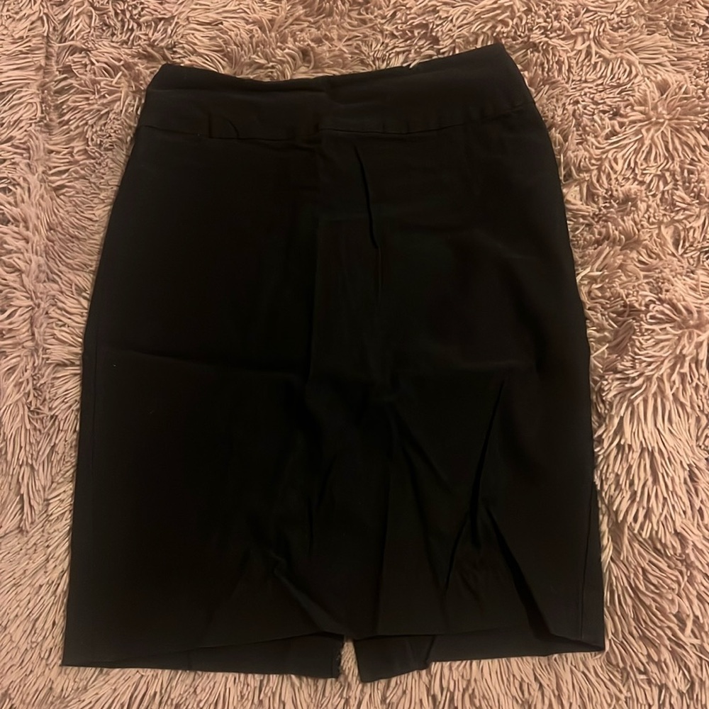 Black Knee Length Skirt